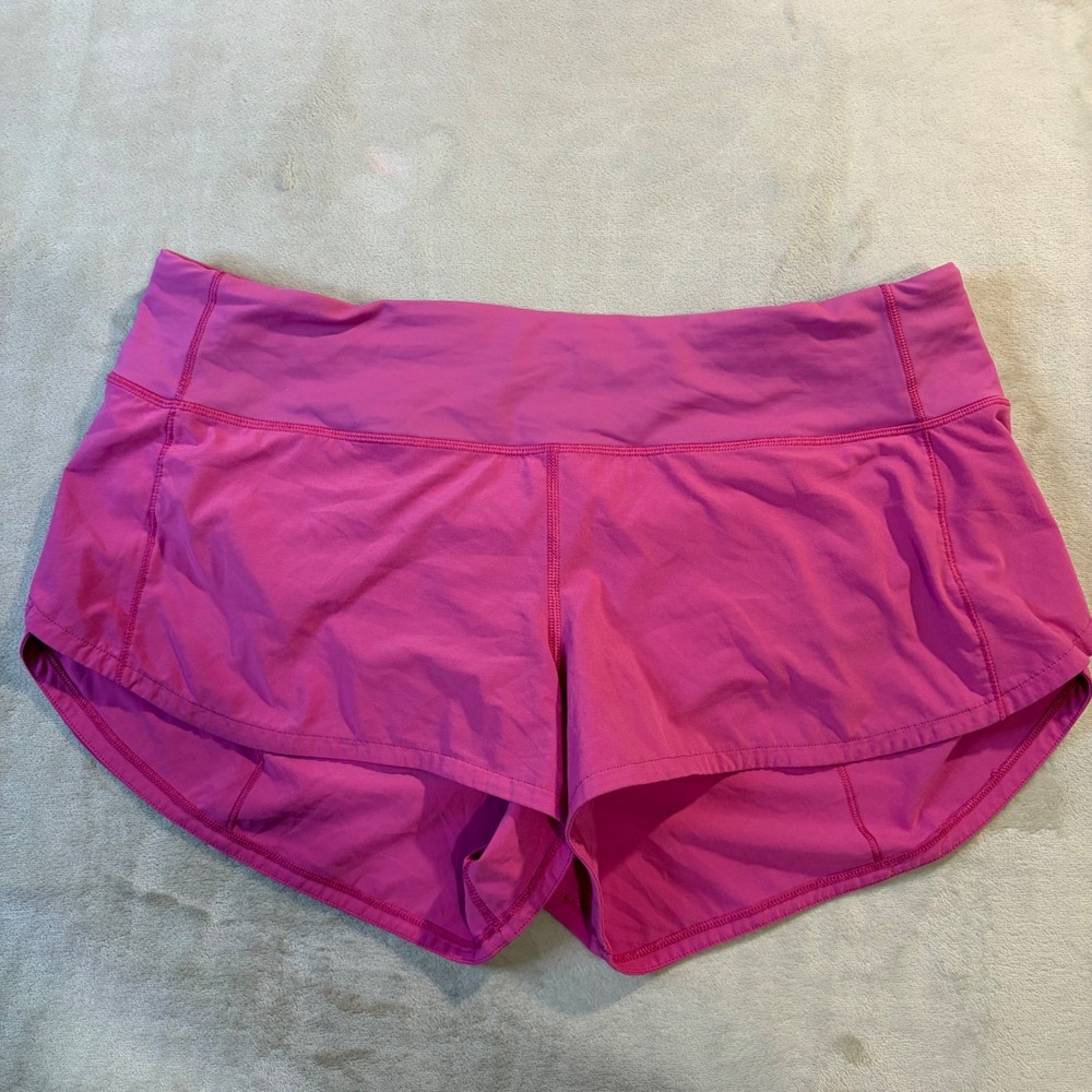 Lululemon Speed Up Low-Rise Lined Running Shorts Pink Size 8 W7AVSR